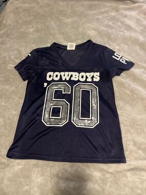 Cowboys sequin jersey small